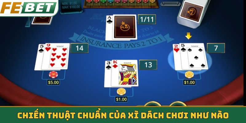 Chiến thuật chuẩn của Xì dách chơi như nào