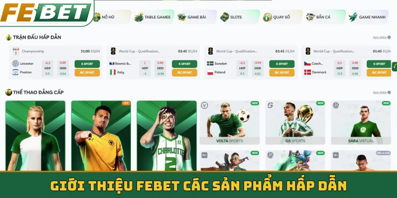 Giới thiệu Febet các sản phẩm hấp dẫn