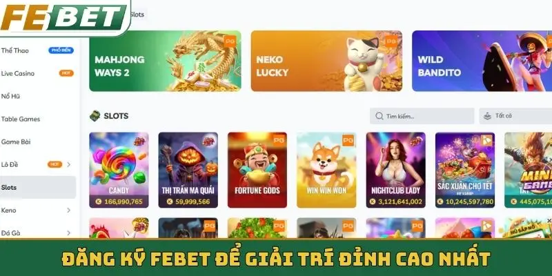 Đăng ký Febet để giải trí đỉnh cao nhất
