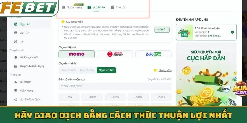 Hãy giao dịch bằng cách thức thuận lợi nhất